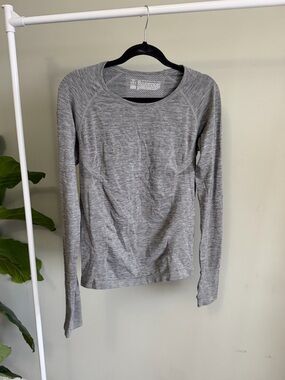 Victoria Secret Sport Grey Long Sleeve Top Size S